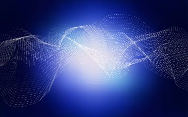 Koyu mavi vektör doku diskler ile. Modern Soyut illüstrasyon renkli su ile bırakır. Güzel tasarım, iş doğal reklam için.