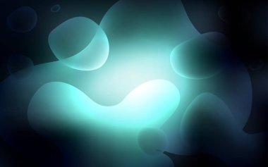 Çizgiler, oval koyu mavi vektör şablonu. Glitter soyut illüstrasyon alaycı hatları ile. İşiniz için en iyi bulanık tasarım.