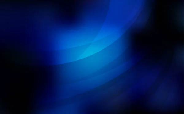 曲がったリボンで暗い青ベクトルの背景 キラキラ斜め線で抽象的なイラスト ブランド本の新しい組成 — ストックベクタ