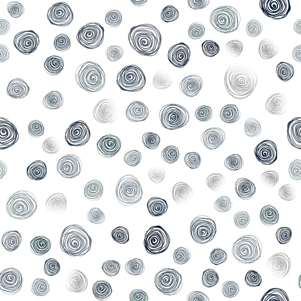 Dark Blue Vector Seamless Doodle Modelo Brilhante Ilustração Colorida Totalmente — Vetor de Stock