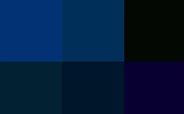 Tmavě Modrý Vektor Vzorek Spektrum Barev Barevná Paleta Barev Vzorek — Stockový vektor