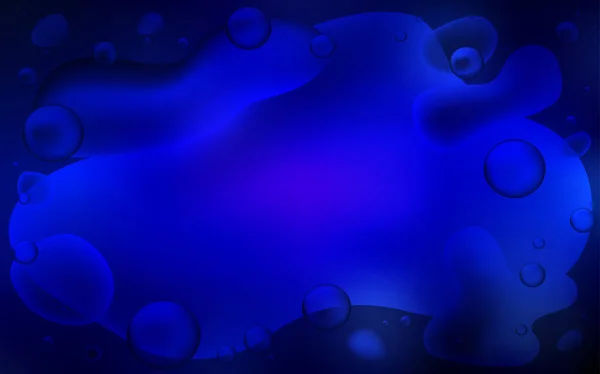 Modèle Vectoriel Bleu Foncé Avec Des Lignes Courbées Illustration Géométrique — Image vectorielle