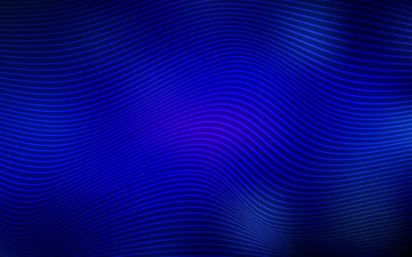 Plantilla Vectorial Azul Oscuro Con Cintas Abstractas Una Elegante Ilustración — Vector de stock