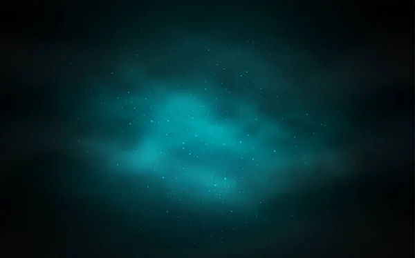 Plantilla Vectorial Azul Oscuro Con Estrellas Espaciales Ilustración Abstracta Brillante — Archivo Imágenes Vectoriales