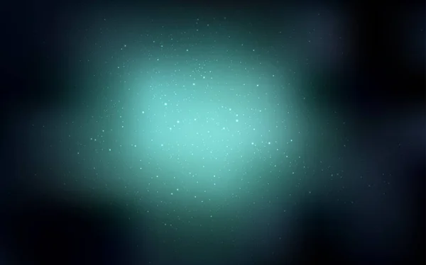 Dark Blue Vector Layout Cosmic Stars Shining Colored Illustration Bright — Stock Vector