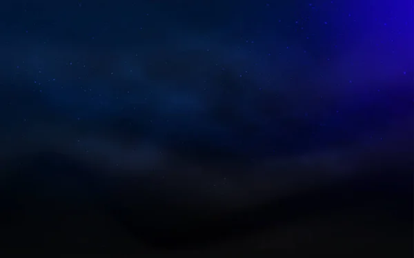 Fondo Vectorial Azul Oscuro Con Estrellas Galaxias Ilustración Brillante Con — Vector de stock