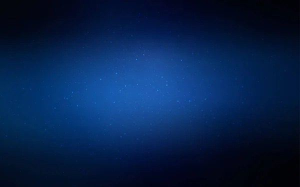 宇宙の星とダークブルーベクトルのレイアウト 銀河の星とシンプルなスタイルで輝く装飾的なデザイン 宇宙背景用テンプレート — ストックベクタ