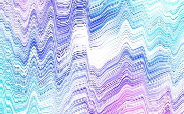 Light Blue Vector Background Bent Lines Modern Gradient Abstract Illustration — Stock Vector