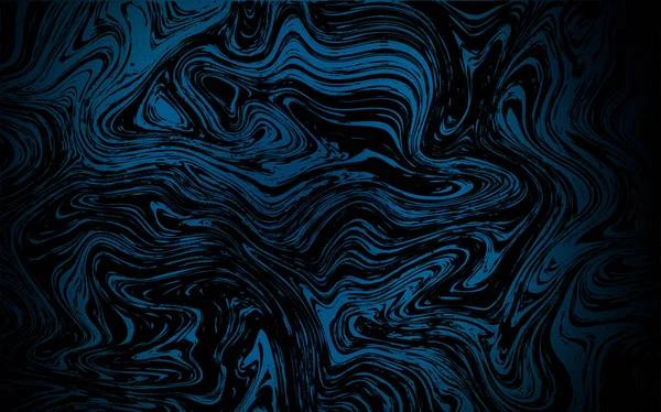 Fond Vectoriel Bleu Foncé Avec Des Lignes Courbées Une Vague — Image vectorielle