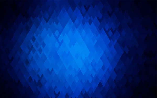 Donker Blue Vector Wazig Rechthoekige Achtergrond Geometrische Achtergrond Vierkante Stijl — Stockvector