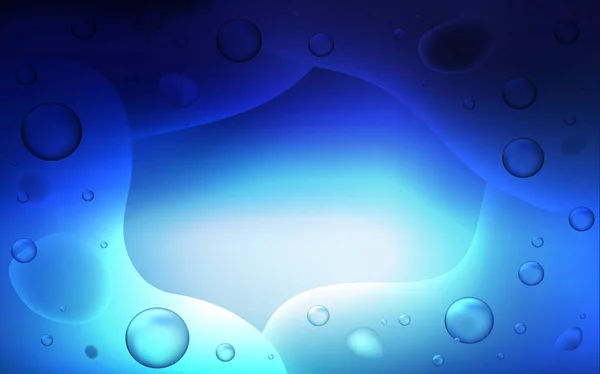 Fond Vectoriel Bleu Foncé Avec Des Formes Lampe Une Toute — Image vectorielle