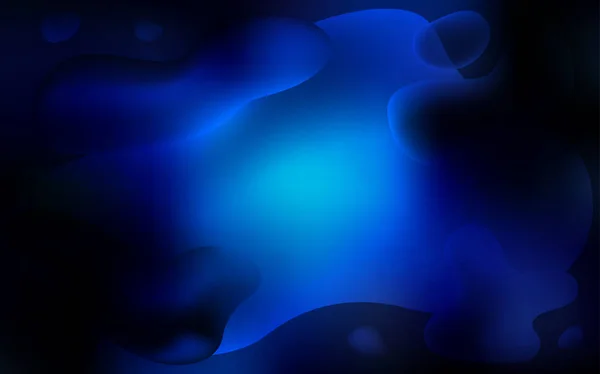 Patrón Vectorial Azul Oscuro Con Líneas Dobladas Ilustración Torcida Brillante — Vector de stock