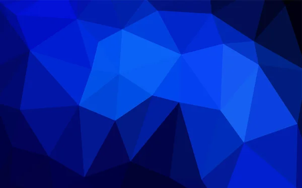 Fond Mosaïque Abstrait Vectoriel Bleu Foncé Illustration Abstraite Géométrique Moderne — Image vectorielle