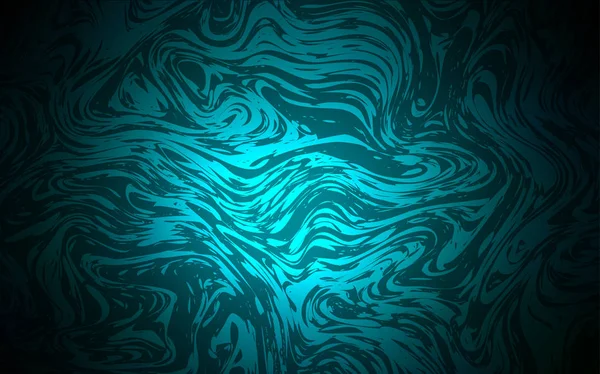Fond Vectoriel Bleu Foncé Avec Des Cercles Abstraits Illustration Brillante — Image vectorielle