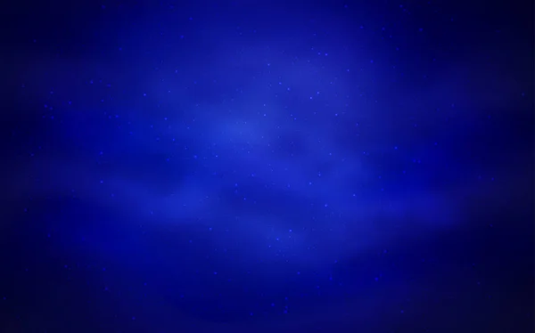 Fondo Vectorial Azul Oscuro Con Estrellas Galaxias Ilustración Colores Brillantes — Vector de stock