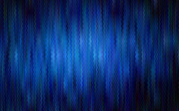 Donker Blauwe Vector Sjabloon Met Gebogen Linten Moderne Gradiënt Abstracte — Stockvector