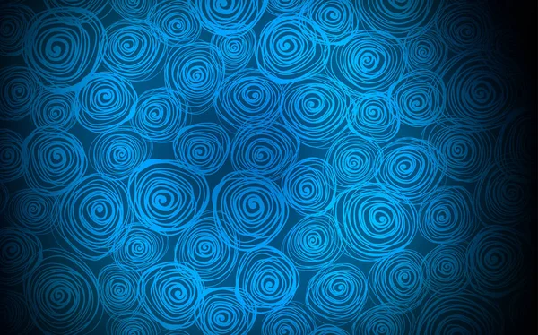 Fond Abstrait Naturel Vecteur Bleu Foncé Illustration Brillante Décorative Avec — Image vectorielle