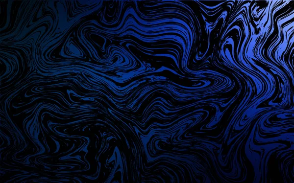 Темний Blue Векторний Шаблон Формами Бульбашок Зразок Розмитими Формами Бульбашок — стоковий вектор