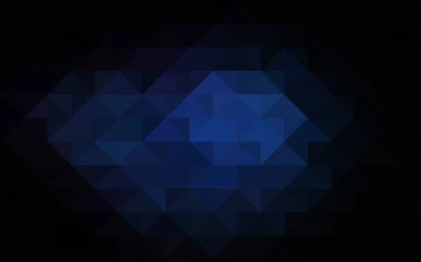 Vecteur Bleu Foncé Brillant Fond Triangulaire Une Élégante Illustration Lumineuse — Image vectorielle