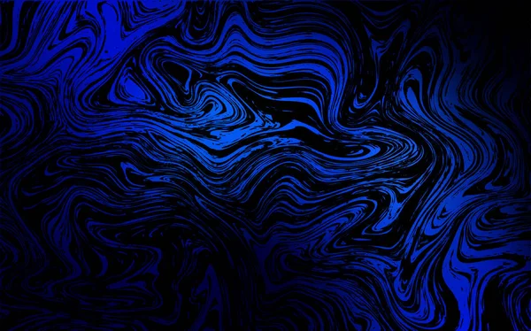 溶岩の図形を持つ暗い青いベクトル テンプレート 勾配のあるエレガントな明るいイラスト ブランド本の新しい組成 — ストックベクタ