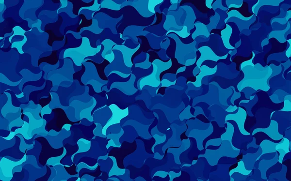 Modèle Flou Abstrait Vectoriel Bleu Foncé Illustration Abstraite Colorée Avec — Image vectorielle