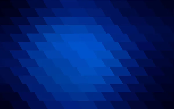 Dark Blue Vector Blurry Rectangular Background Geometric Background Square Style — Stock Vector