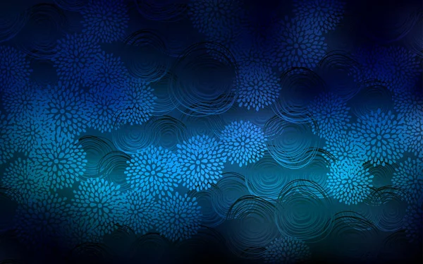 Modèle Abstrait Naturel Vecteur Bleu Foncé Illustration Abstraite Scintillante Avec — Image vectorielle