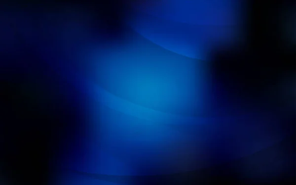 Patrón Vectorial Azul Oscuro Con Formas Líquidas Muestra Geométrica Borrosa — Archivo Imágenes Vectoriales