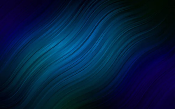 Dark Blue Vector Background Liquid Shapes Creative Geometric Illustration Marble — Stock Vector