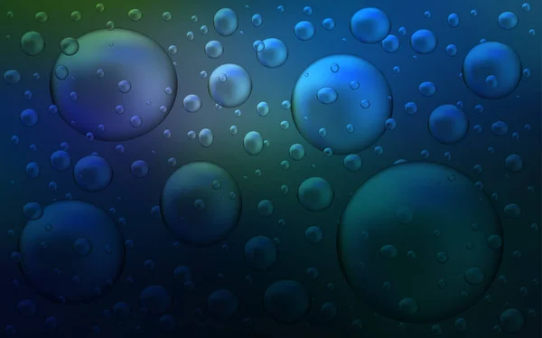 Modèle Vectoriel Bleu Foncé Avec Sphères Belle Illustration Colorée Avec — Image vectorielle