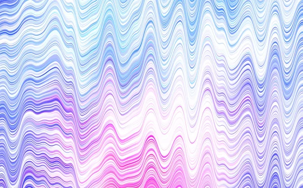 Hellblauer Vektorhintergrund Mit Gebogenen Bändern Kreative Geometrische Illustration Marmorstil Mit — Stockvektor