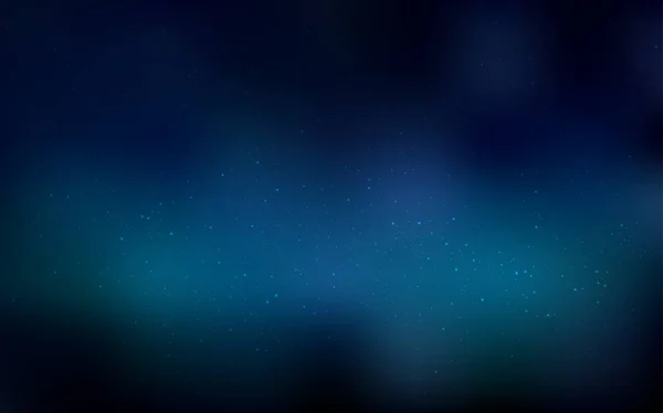 Dark Blue Vector Background Galaxy Stars Blurred Decorative Design Simple — Stock Vector