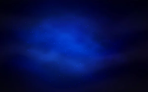 Patrón Vectorial Azul Oscuro Con Estrellas Del Cielo Nocturno Estrellas — Vector de stock