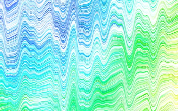 Hellblauer Vektorhintergrund Mit Gebogenen Linien Glänzende Schiefe Illustration Marmorstil Eine — Stockvektor