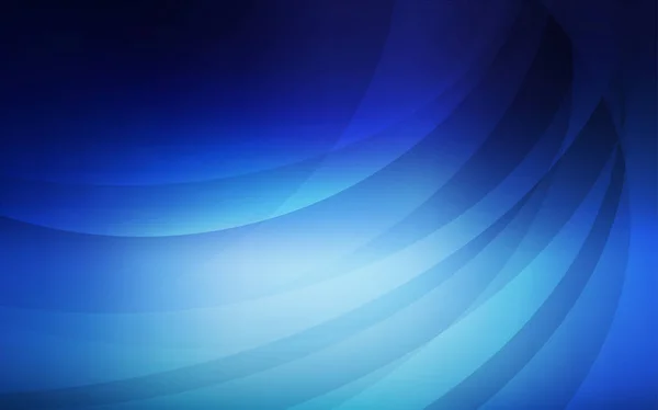 Modèle Vectoriel Bleu Foncé Avec Des Lignes Courbées Échantillon Aux — Image vectorielle