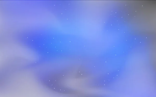 Gece Gökyüzü Yıldızlı Koyu Mavi Vektör Deseni Bulanık Arkaplandaki Gradyanı — Stok Vektör