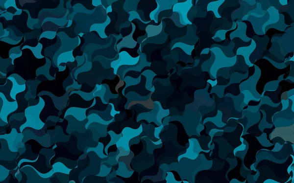 Modèle Voûté Flou Vectoriel Bleu Foncé Illustration Géométrique Créative Style — Image vectorielle