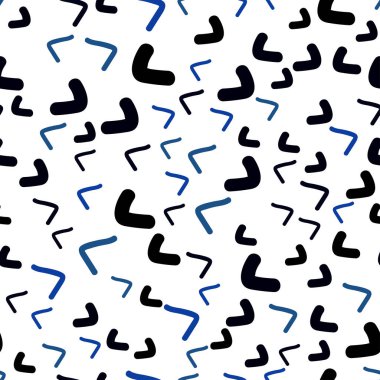 Koyu mavi lamba şekillerle Dikişsiz desen vektör. Bulanık kabarcık şekillerle bir örnek. Yeni bir doku için reklam, kitapçıklar, broşürler.