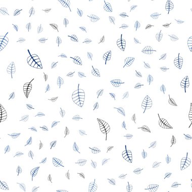 Koyu mavi sorunsuz doğal soyut tasarım vektör. bulanık arka plan gradyan ile yapraklarda. İş tasarımınız için tamamen yeni şablon.