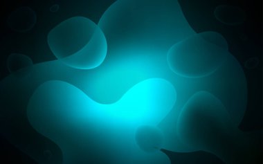 Koyu mavi vektör arka plan soyut daireler ile. Bir belirsiz sirkumfleks soyut örnek gradyan ile. Yepyeni tasarımı reklamlar, poster, afiş için.