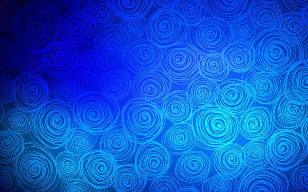 Темный Синий Вектор Естественного Дизайна Творческая Иллюстрация Размытом Стиле Розами — стоковый вектор