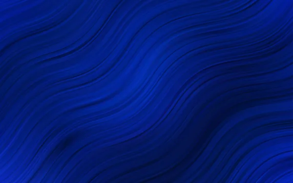 曲がったラインと濃い青いベクトルの背景 勾配のあるエレガントな明るいイラスト ポスター バナーの新しいデザイン — ストックベクタ