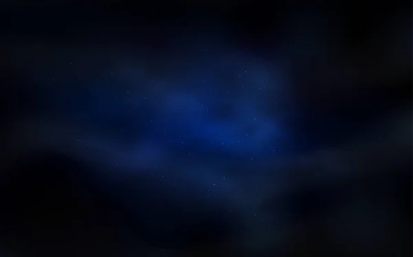 Mörk Blå Vektor Konsistens Med Vintergatans Stjärnor Glitter Abstrakta Illustrationen — Stock vektor