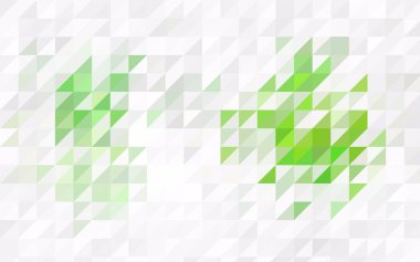 Hafif pembe, kırmızı vektör renkli arka plan, hangi üçgen oluşur. Desen beyaz arka plan üzerinde renkli üçgen ile.