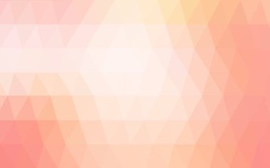 Işık turuncu vektör bulanık üçgen arka plan tasarımı. Geometrik arka plan gradyan ile Origami tarzında. 