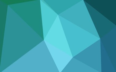 Hafif BLUE vektör bulanık arkaplan tasarımı. Origami tarzında gradyan ile Geometrik arkaplan. 