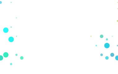 Koyu yeşil, kırmızı çevrelerinde oluşan illüstrasyon vektör. İşiniz için noktalı Gradyan teması. Renkli noktalar ile noktalı resim tarzında yaratıcı geometrik arka plan.