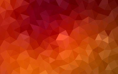 Koyu kırmızı vektör bulanık üçgen arka plan tasarımı. Geometrik arka plan gradyan ile Origami tarzında. 