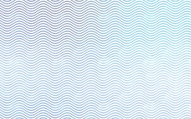 Daireler, Küre ile ışık mavi vektör afiş. Soyut noktalar. Yarı ton tarzı renkli gradyan ile arka plan sanat bubbles.