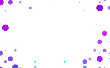 Çemberlerden oluşan hafif BLUE vektör çizimi. İşiniz için noktalı gradyan tasarımı. Renkli benekli yarım ton biçiminde yaratıcı geometrik arkaplan.